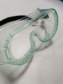 عینک ایمنی ضد آب چسبناک چارچوب Crystal Clear PVC Anti Mog Eco Friendly